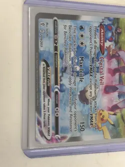 Glaceon VMAX 209 203 Secret Rare Evolving Skies Pokemon Card Colectable - Image 2