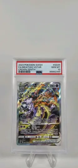 Mewtwo VSTAR Crown Zenith: Galarian Gallery Ultra Rare Card #GG44/GG70 - Image 1