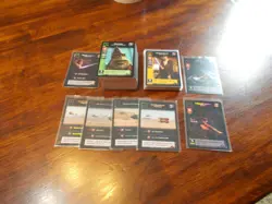 Decipher Young Jedi CCG Menace of Darth Maul Complete Set 140 Card+ 7 Foils! - Image 1
