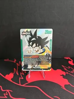 Son Goku SB02-033 Silver Leader Manga Booster 02 Dragon Ball Card English - Image 1