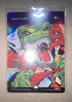 MTG - MAR - Beast Within - Borderless Foil - #33 - NM/M - Image 1