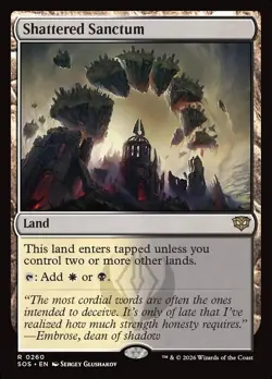 Shattered Sanctum - #260 - Secrets of Strixhaven - NM MTG - Image 1