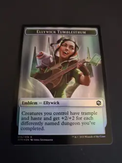 Spider / Ellywick Tumblestrum Foil Token Adventures in the Forgotten Realms MTG - Image 2