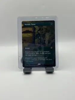 MTG, Worldly Tutor 442 NM (Borderless) Dominaria Remastered Regular - Image 1