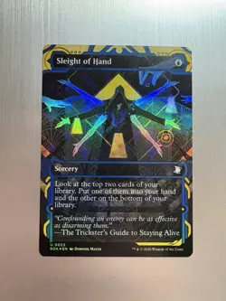Sleight Of Hand - 22 - MTG: Secrets of Strixhaven - Borderless - Uncommon - FOIL - Image 1