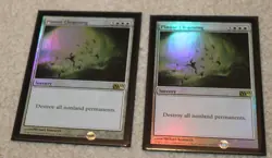 Planar Cleansing *Rare* Magic MtG M10 m2010 SP 2x FOIL - Image 1