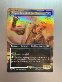 Pippin, Guard Of The Citadel - 438 - MTG: Lord of the Rings - Borderless - FOIL - Image 1