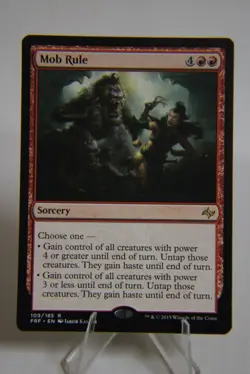 Mob Rule 109 Crimson Vow Commander NM English 1208 - Image 1