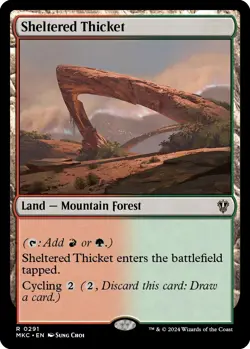 Sheltered Thicket - 291 / English / Near Mint MTG - Image 1