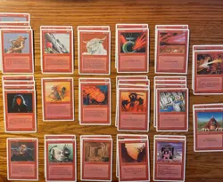 MTG: Vintage ‘95 4th Edition 72 Card Red Lot - Magic The Gathering - Image 2