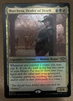 Foil* Marchesa, Dealer of Death - Outlaws of Thunder Junction - NM MTG - Image 1