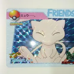 Pokemon Mew Holo Movie 17 Trading Card Friends Theme Special - Image 3
