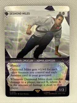 MTG - NM - Desmond Miles (Showcase) Universes Beyond: Assassin's Creed Foil - Image 1