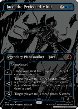Jace, the Perfected Mind (Oil Slick Raised Foil) [ONE - 360] - NM [Foil] TCG MTG - Image 1