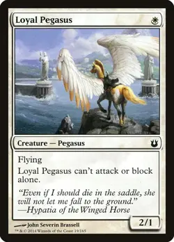 Loyal Pegasus Foil Born of the Gods 19 NM MTG - Image 1