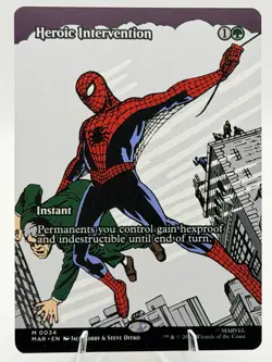 Heroic Intervention 0034 MARVEL Spider-Man 2025 Magic the Gathering MTG NM - Image 1