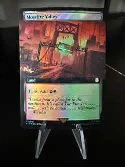 Mossfire Valley (Extended Art) Foil R Universes Beyond: Fallout 501 NM - Image 1
