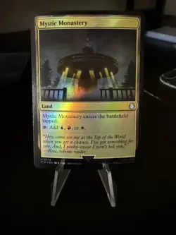 1 x Mystic Monastery - Foil - Universes Beyond: Fallout - Light Play - MTG - Image 1