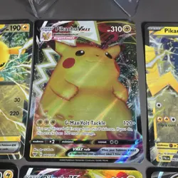 Pokemon TCG Nintendo Sword & Shield Pikachu V VMAX EX Holo Promo Card Lot (7) - Image 5
