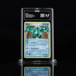 Pokemon Regice Gold Star EX Legend Maker Holo Ultra Rare #90. TAG 6.5 - Image 1