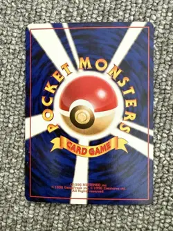 Pokemon Card Pikachu Vintage Old Back Good - Image 2