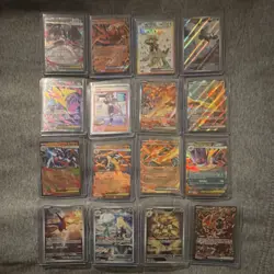 Pokemon TCG Card Lot - Holo, Foil, Full Art, Charizard, Moltres, Gengar - Image 1