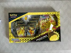 Pokemon TCG Crown Zenith Pikachu VMax Premium Collection Box - 7 Booster Packs - Image 1