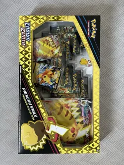 Pokemon TCG Crown Zenith Pikachu VMax Premium Collection Box - 7 Booster Packs - Image 2