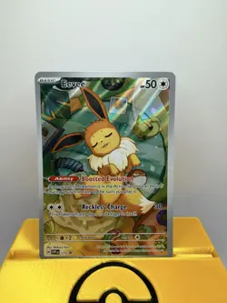Eevee 173 Sv: Scarlet & Violet Promo Cards Holo Pokemon Prismatic Evolutions - Image 1