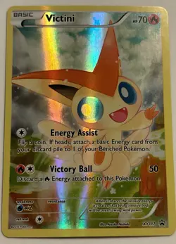 Pokemon 2016 Victini XY117 XY Promos Holo Light Play LP - Image 1
