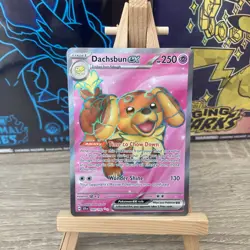 Dachsbun ex 160/142 Ultra Rare Stellar Crown Pokemon Near Mint - Image 1