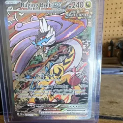 Pokemon Raging Bolt EX 166/131 Sv: Prismatic Evolutions Full Art Holo 240 HP - Image 1