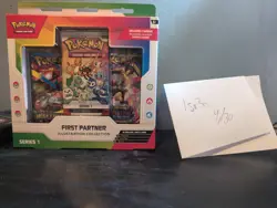 Pokemon TCG First Partner Illustration Collection Series 1 New Sealed - Image 1