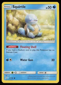 SQUIRTLE 22/181 COMMON TEAM UP POKEMON MP - Image 1
