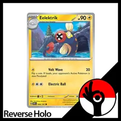 Pokemon TCG: Obsidian Flames - Reverse Holo - 068/197 - Eelektrik - Image 1