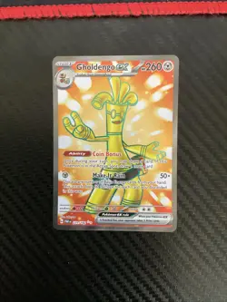 Gholdengo ex - Ultra Rare Metal Holo SV04: Paradox Rift #231/182 [NM] Pokemon TC - Image 1