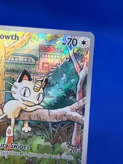 Pokemon ME02 Phantasmal Flames Meowth 106/094 Illustration Rare IR NM - Image 4