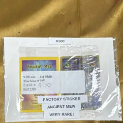 Wizards of the Coast Pokemon Ancient Mew Promo Sealed Pack 2000 - Image 1
