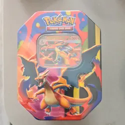 Pokemon TCG Mega Charizard Y Ex Tin New Sealed - Image 1