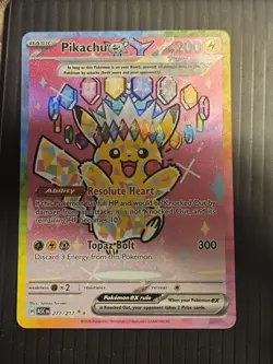 Pokemon Pikachu ex 277/217 SIR Special Illustration Rare Ascended Heroes - Image 1
