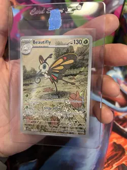 2026 Pokemon ASC EN Ascended Heroes Beautifly #219/217 Illustration Rare FullArt - Image 5