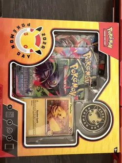 Pokemon TCG 2026 Pokemon Day Sealed Box Lot (3) Pikachu Promo & Booster Packs - Image 2