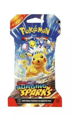 POKEMON SURGING SPARK Booster Pack + 1 More Surprise. UUUUU - Image 1