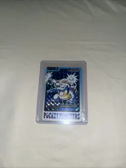 Blastoise File NO. 009 Prism Holo Bandai Carddass Series Pokemon Japanese ~ HP - Image 1