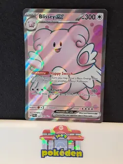 Blissey ex 201/167 Sv06: Twilight Masquerade Ultra Rare Pokemon TCG NM - Image 1