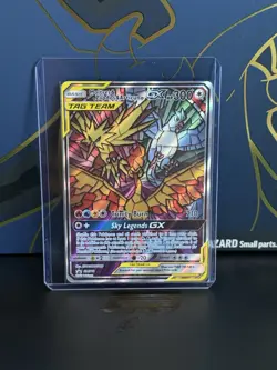 Pokemon Promos Moltres & Zapdos & Articuno GX SM210 Black Star Promo Holo - Image 1
