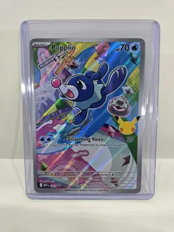 Pokemon TCG MEP 2026 Holo Squirtle Popplio Rowlet Lot - 3 Basic Cards - Image 3