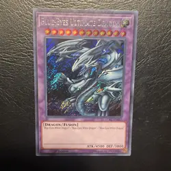 Yu-Gi-Oh! Blue-Eyes Ultimate Dragon Secret Rare LCKC-EN067 1st Ed 4500ATK - Image 1