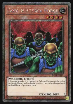 Goblin Attack Force - RA03-EN101 - Platinum Secret Rare - Yugioh - Image 1
