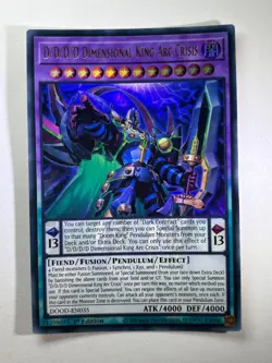 D/D/D/D Dimensional King Arc Crisis DOOD-EN035 Ultra Rare 1st Ed YuGiOh Card NM - Image 1